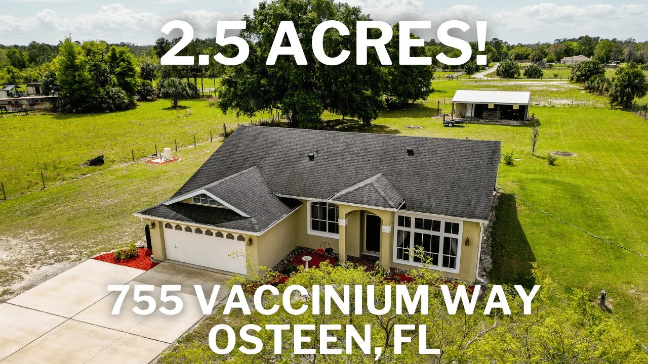 Участок 2,5 акра в Центральной Флориде! 755 Vaccinium Way, Остин, Флорида.