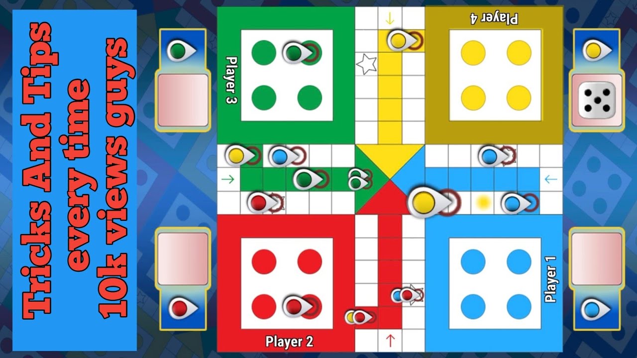 Tricks And Tips Ludo King 😱 | How To Win Ludo King 🤴 | 4 Players Gameplay 👏 | #Ludoking 