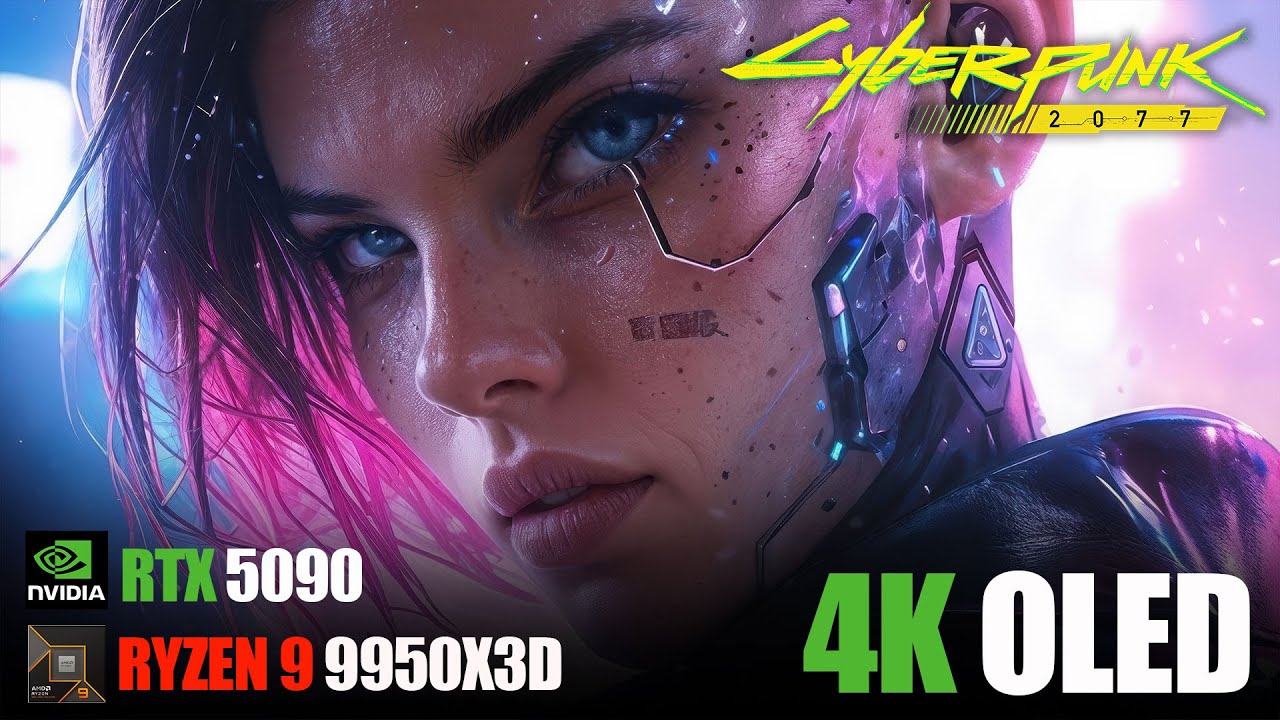 CYBERPUNK 2077 - RTX 5090 + R9 9950X3D - 4K DLSS QUALITY MFG X4 - G80SD 4K OLED 240Hz