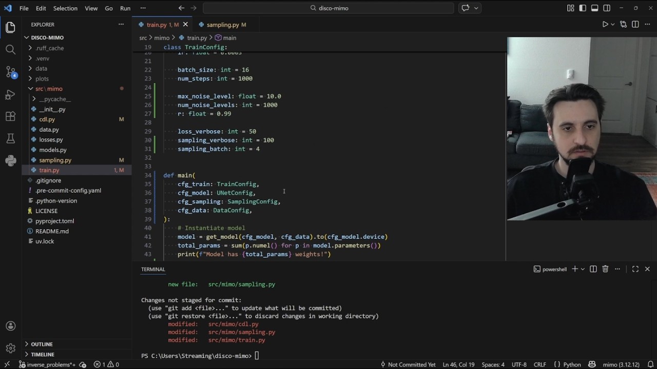 Implementing unconditional sampling from diffusion models - DiSco MIMO Episode 12