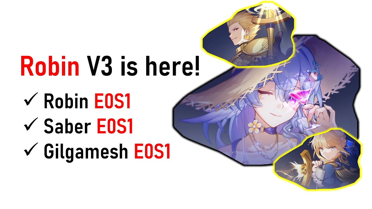 [V3] Robin SP E0S1, Gilgamesh E0S1, Saber E0S1, Huohuo E0S0 | Honkai: Star Rail 4.5