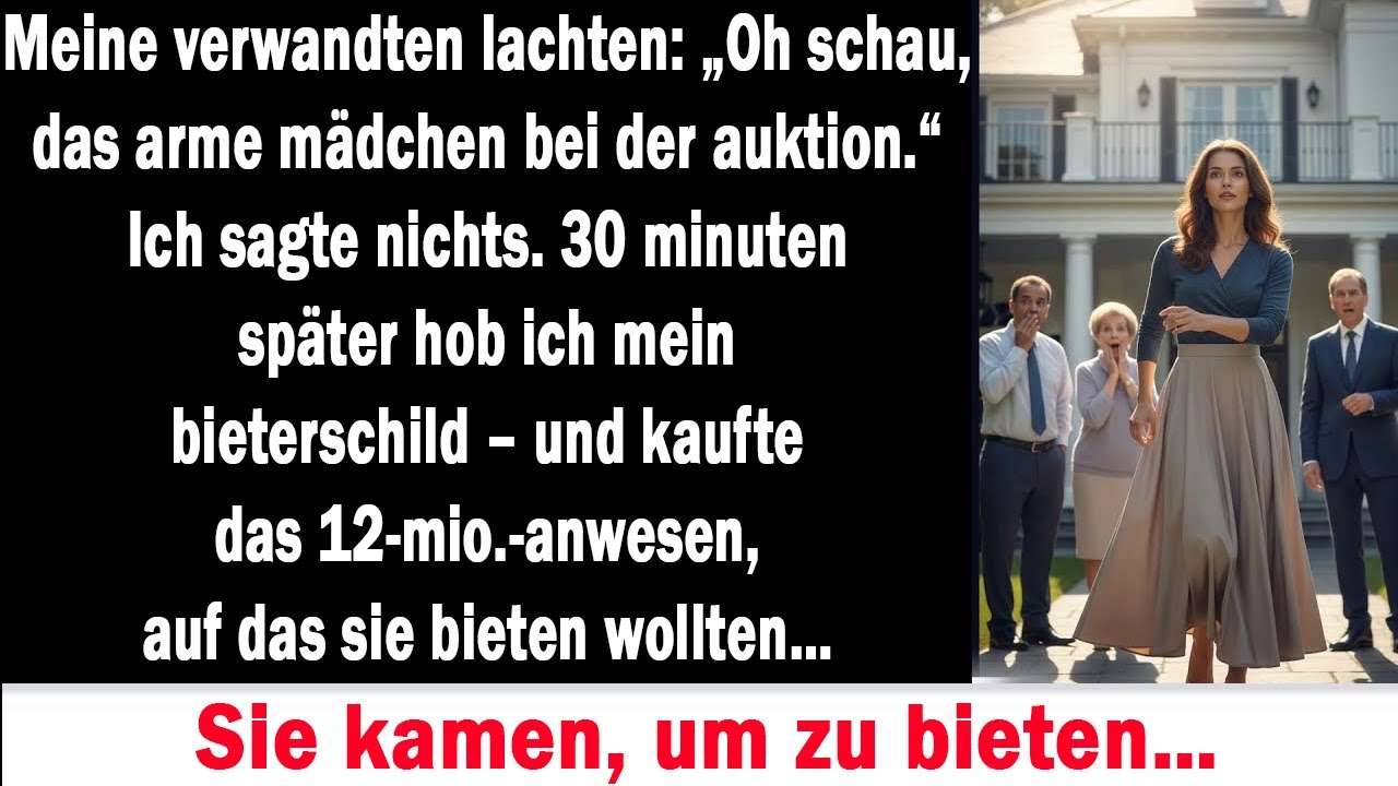 Meine verwandten lachten mich bei der auktion aus – dann kaufte ich die villa