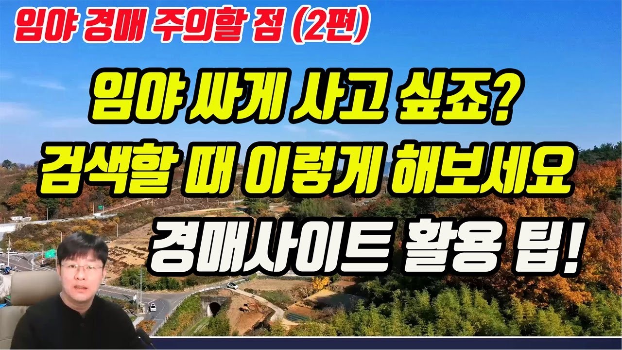 (경매상식2편) 임야 산지 경매 검색할 때 효과적인 경매사이트 활용방법(임야매매 이렇게 해보세요)