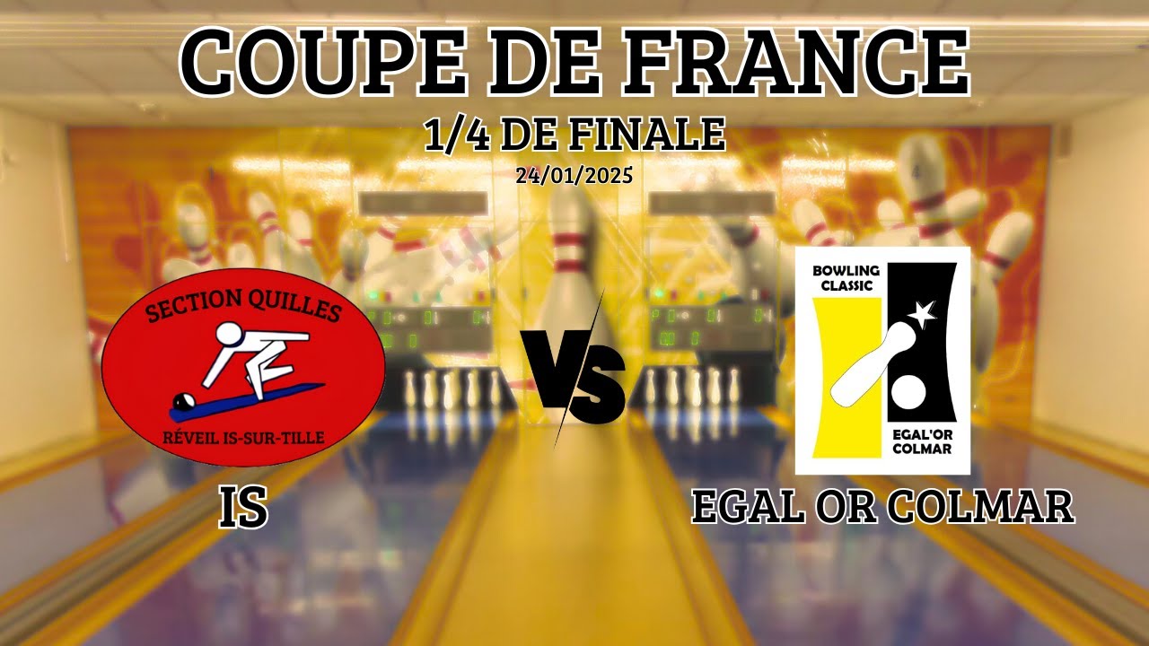 1/4 de Final COUPE DE FRANCE MASCULIN : EGAL OR COLMAR