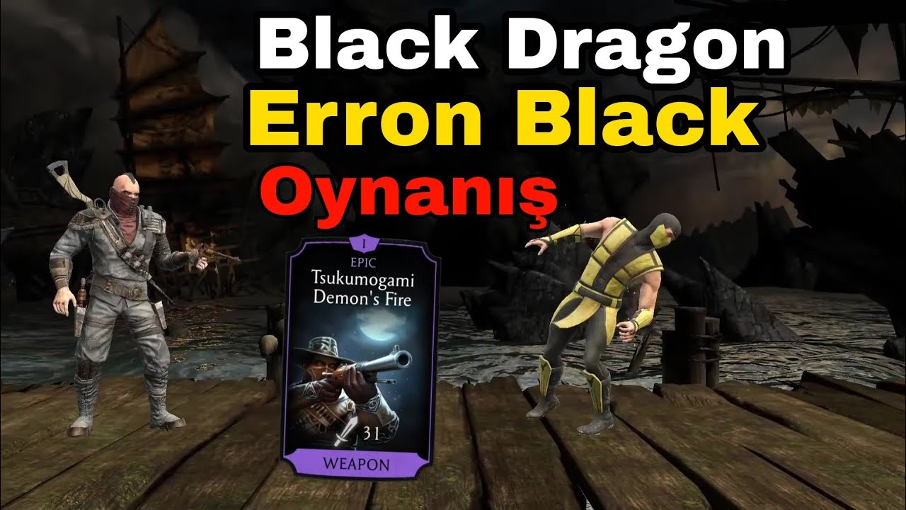 Oyunun En Güçlü 1. Yeteneği ?💥 | Black Dragon Erron Black Oynanış | A'dan Z'ye #18 | Mk Mobile