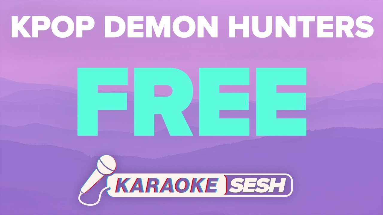 KPop Demon Hunters - Free (Karaoke) Duet Version with color coded lyrics