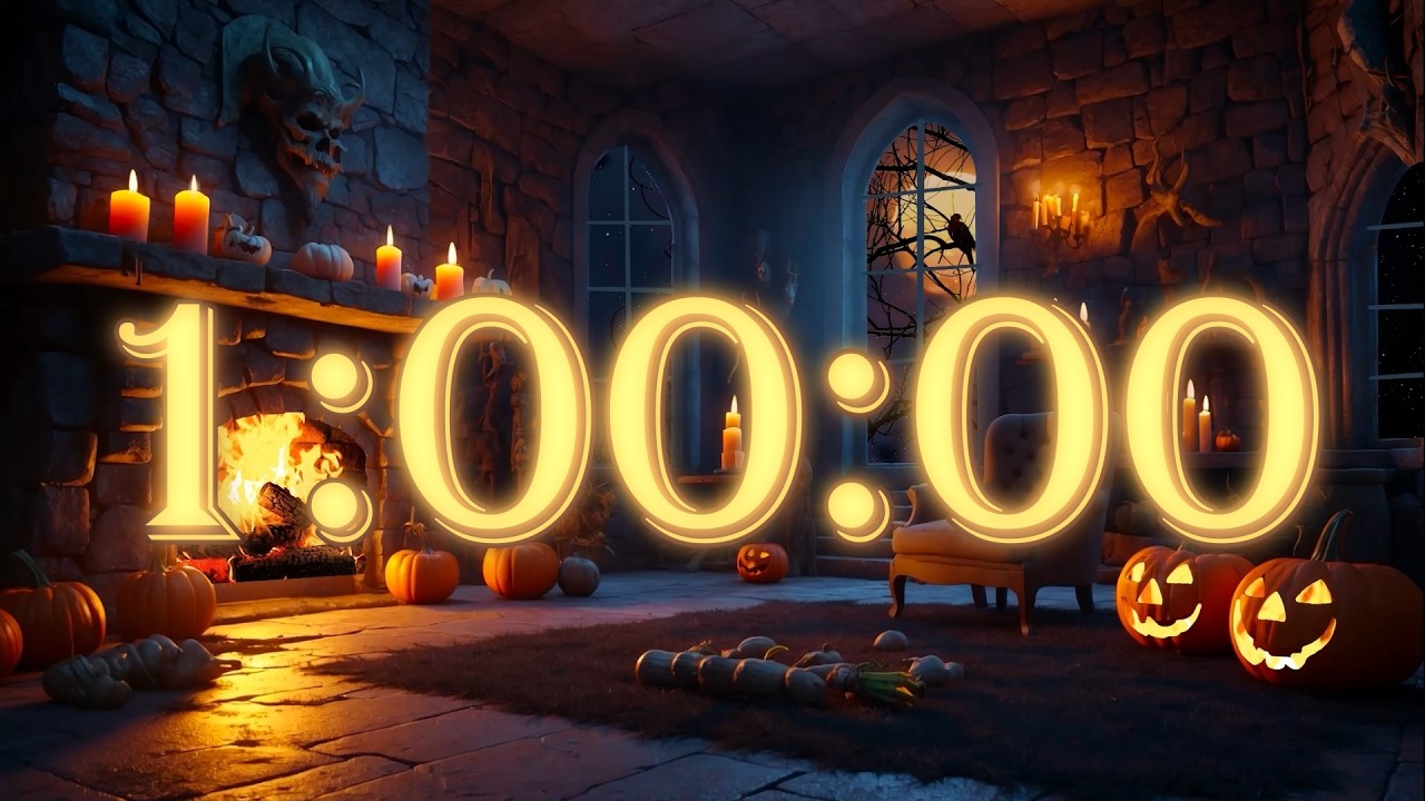SPOOKIEST Countdown Timer EVER 1 Hour of Halloween Music