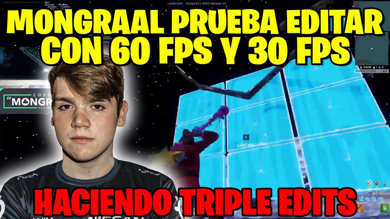 MONGRAAL PRUEBA HACER TRIPLE EDITS CON 60 Y 30 FPS EN CREATIVO