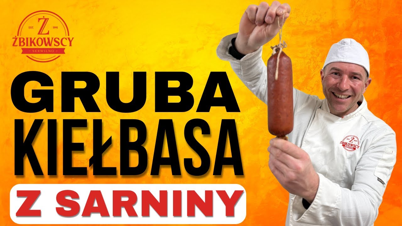 Kiełbasa GRUBA z SARNINY