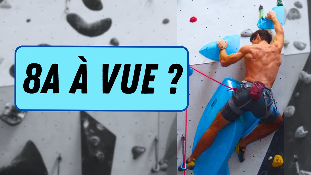Analyse d'un 8a à Klimzaal Bleau en Belgique