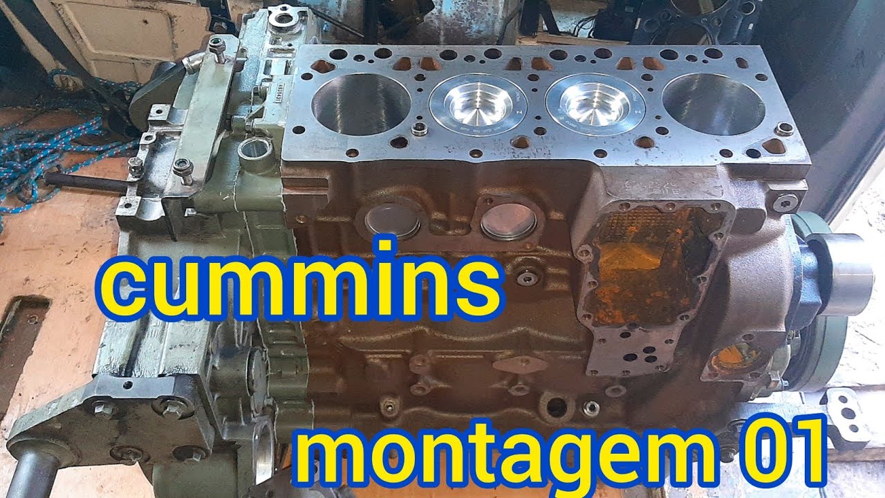 01 cummins isb = como montar o motor