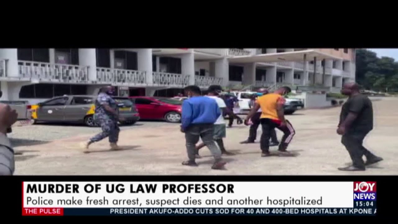 Murder of UG Law Professor: Police make arrest, suspect dies and another hospitalized (26-10-20)