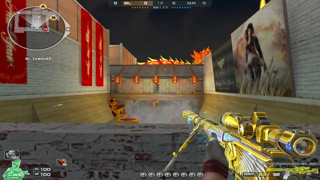 Crossfire PH New CheyTac M200-Dominator Noble Gold Wind Gameplay