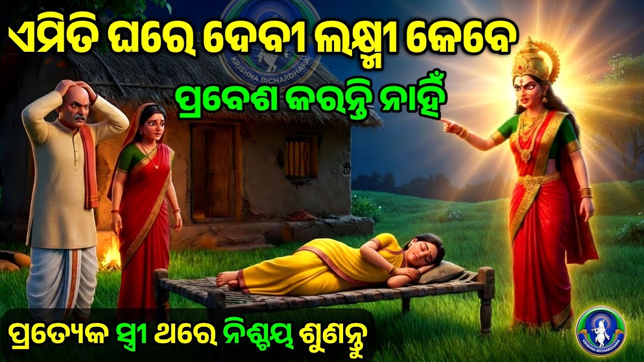 ଏହି ଘରେ ଦେବୀ ଲକ୍ଷ୍ମୀ ପ୍ରବେଶ କରନ୍ତି ନାହିଁ | Krishna Motivational Speech Odia | Krishna bani #krishna