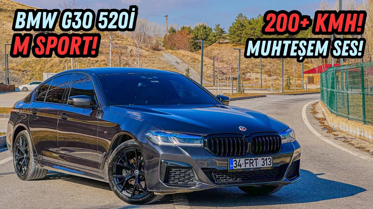 SÜRÜŞ ZEVKİ ÇOK FARKLI | BMW G30 520i M SPORT | SESİ MUHTEŞEM | TAKİPÇİ ARACI | POV SÜRÜŞ