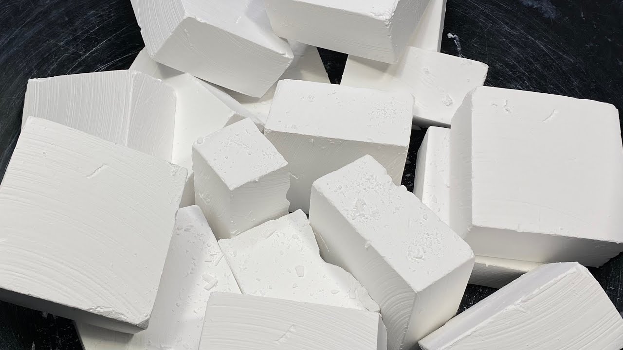 Fresh Blocks Crush New Mixed Texture C2 | New Texture Alert | ASMR chalk