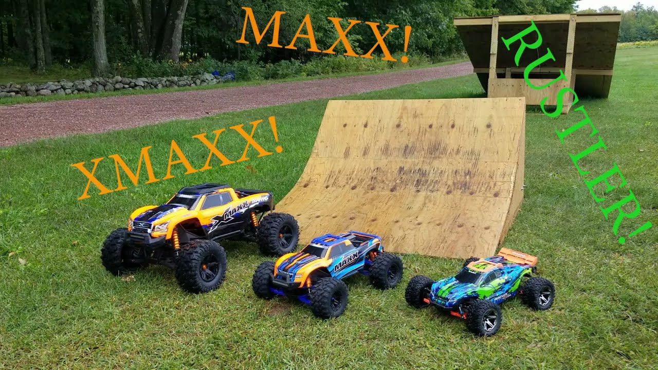 TRAXXAS Xmaxx! Maxx! & Rustler! Getting Big Air!