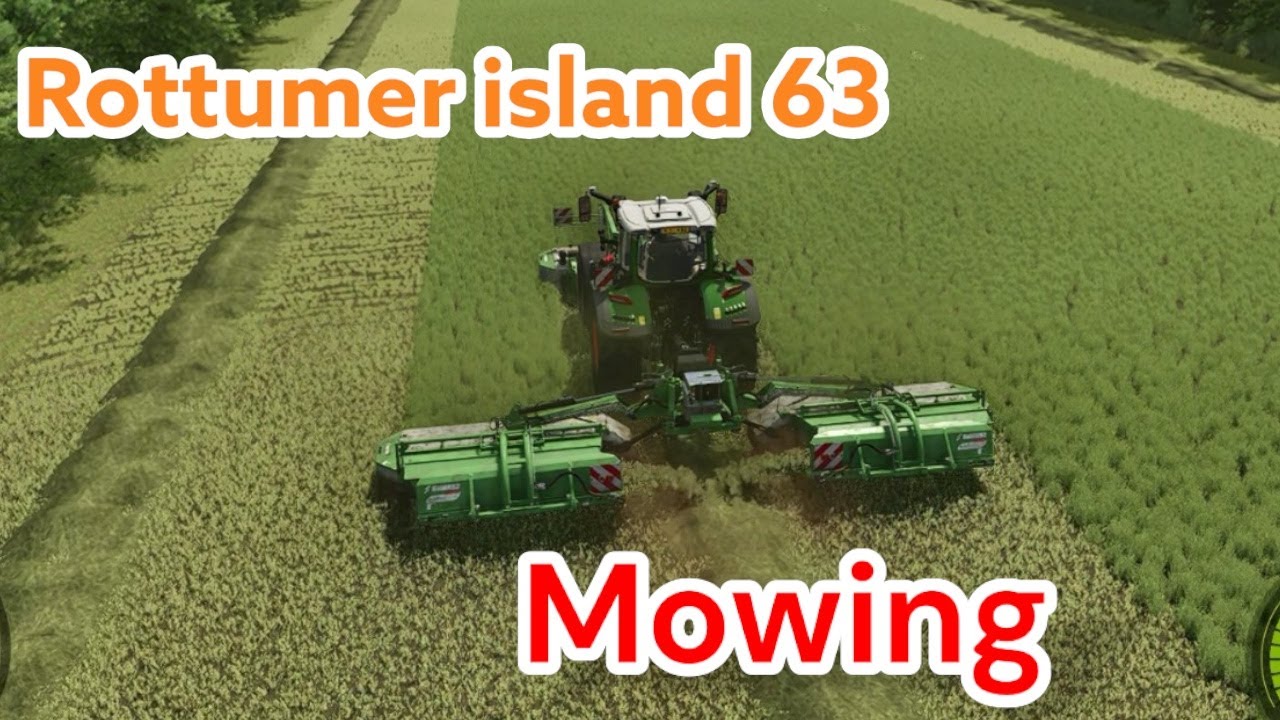Rottumer Island 63 | Mowing for Silage & Hay in FS25 🚜🌾