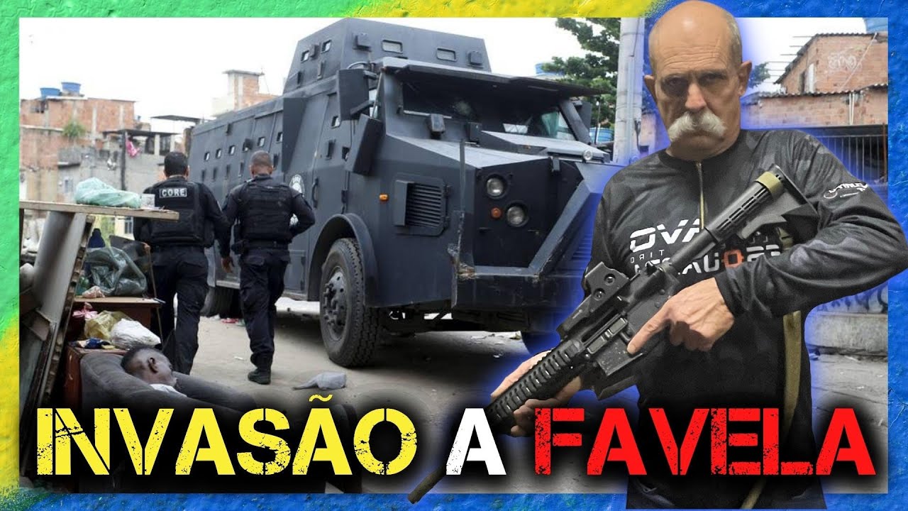 SARGENTO FAHUR INVADE FAVELA DO RJ COM BLINDADO DA CORE E É SURPREENDIDO!
