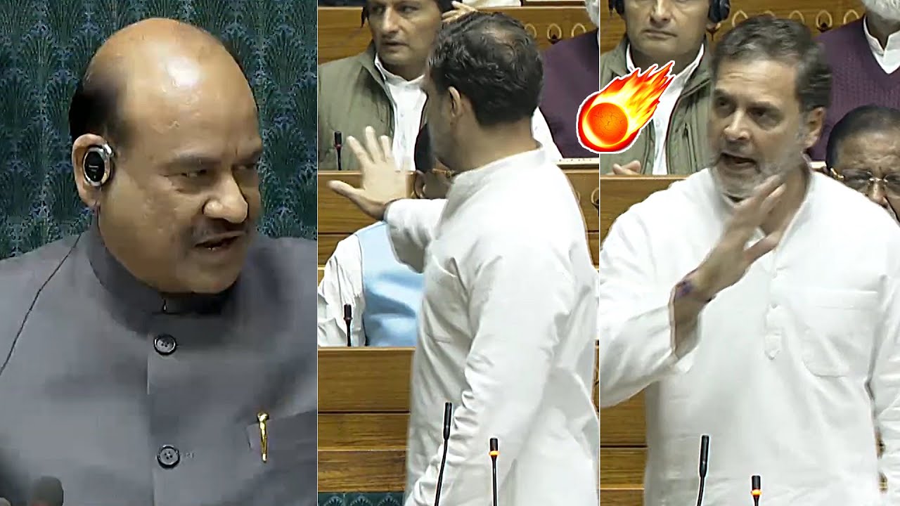 Rahul Gandhi Gets Serious On Speaker Om Birla In Lok Sabha | Congress Vs BJP | News Buzz
