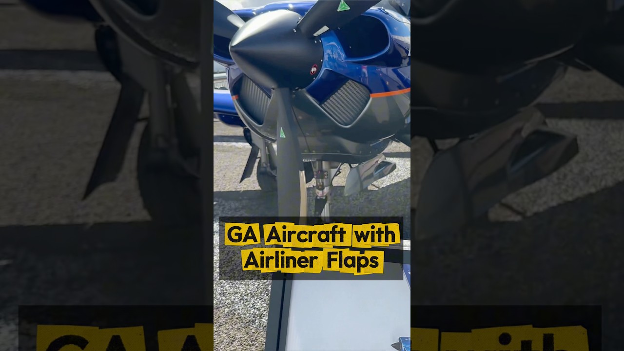 Airliner flap design on small aircraft? #aviation #Besnappy #aircraft #pilot #planespotting