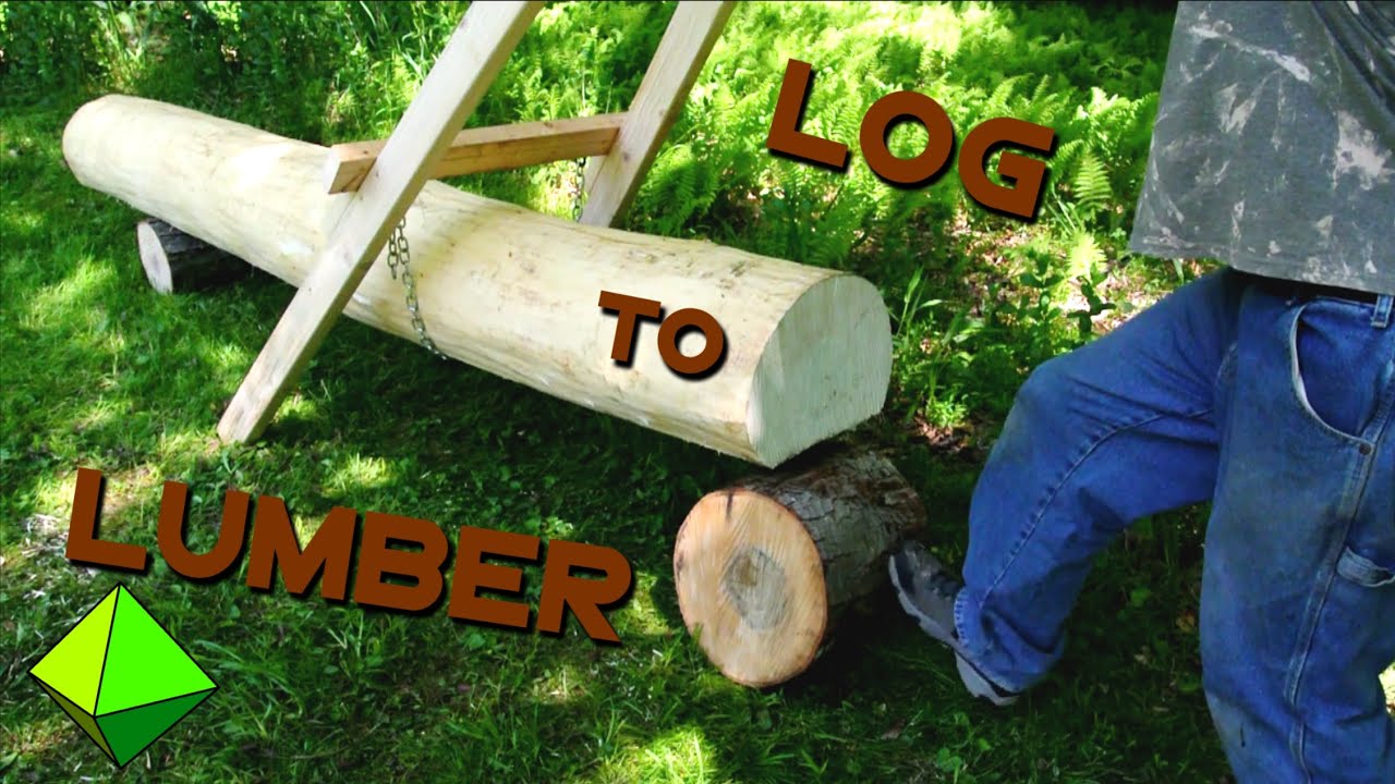 DIY Chainsaw Mini Mill Log Prep & Procedure