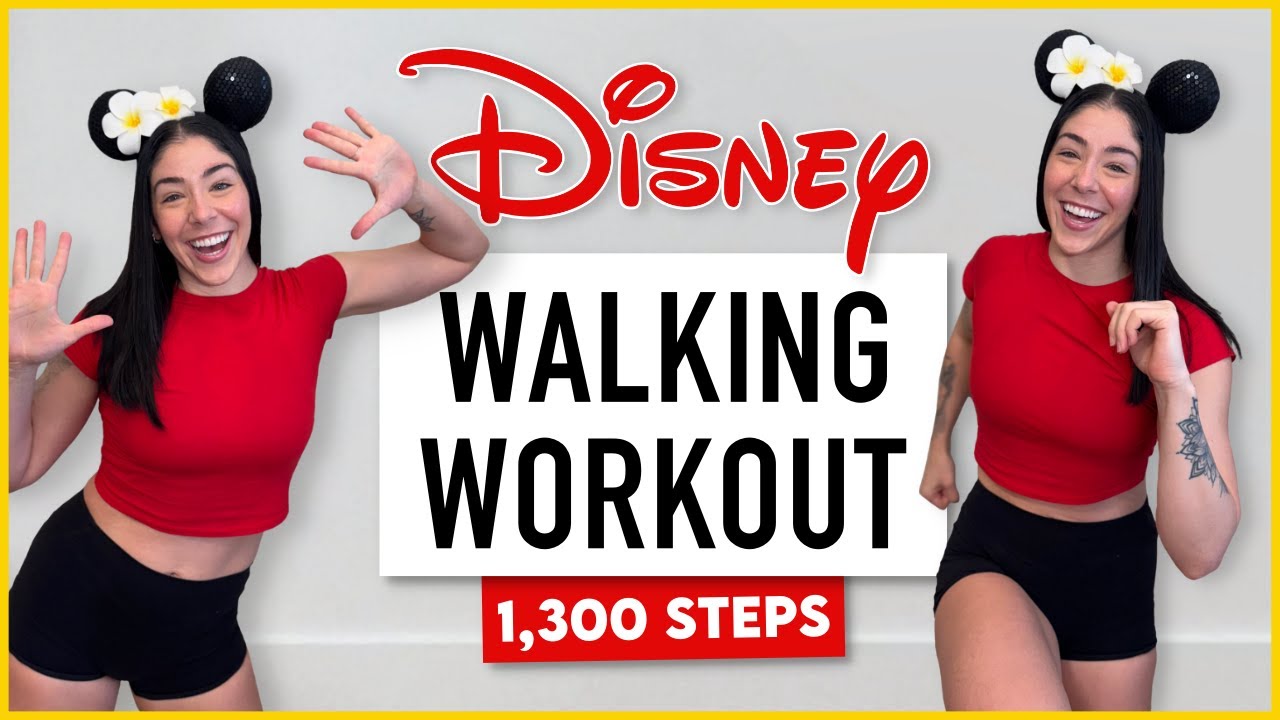 DISNEY WALKING WORKOUT 🎶 Get 1,300 Steps In To Disney Songs!
