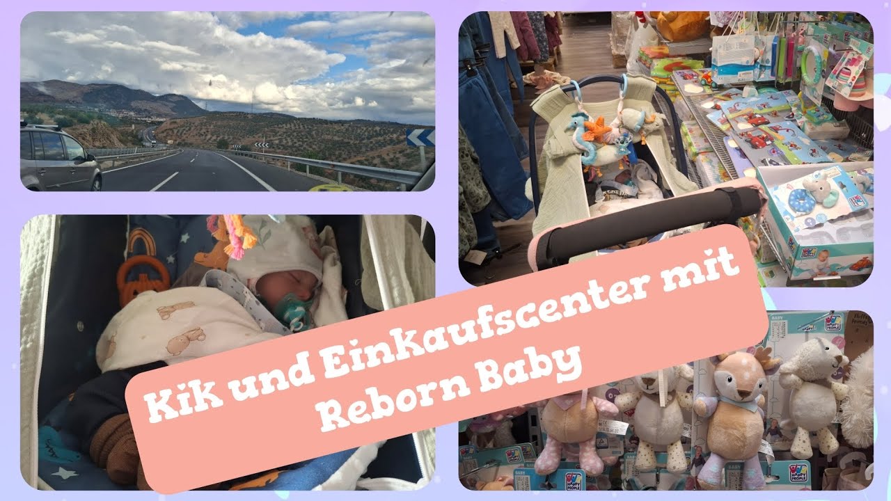 Kik und Einkaufscenter mit Reborn Baby/Reborn Baby deutsch 