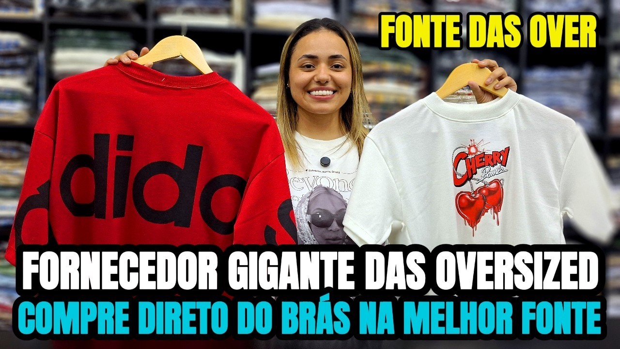 Fornecedor gigante de oversized no Brás pra ganhar dinheiro 😱👕💸