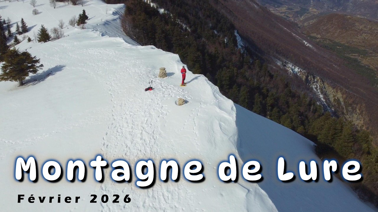 Raquettes à la montagne de Lure