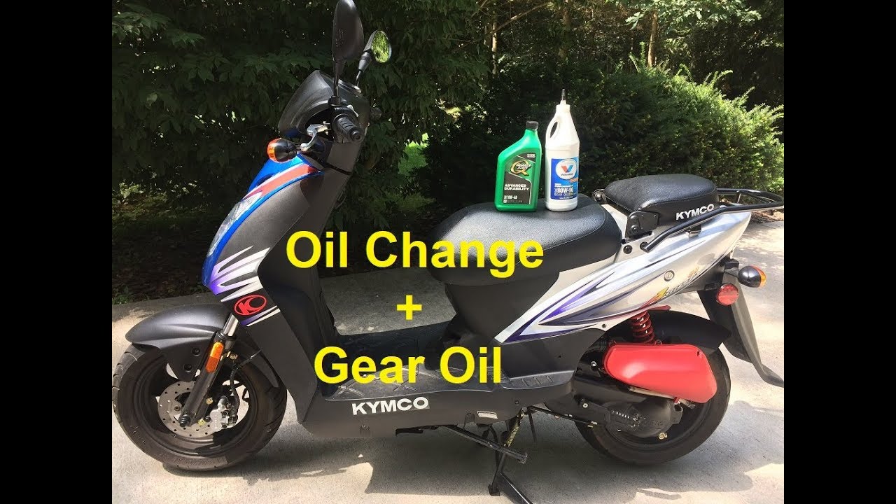 Kymco Agility 50 - Oil Change / Gear Oil Change