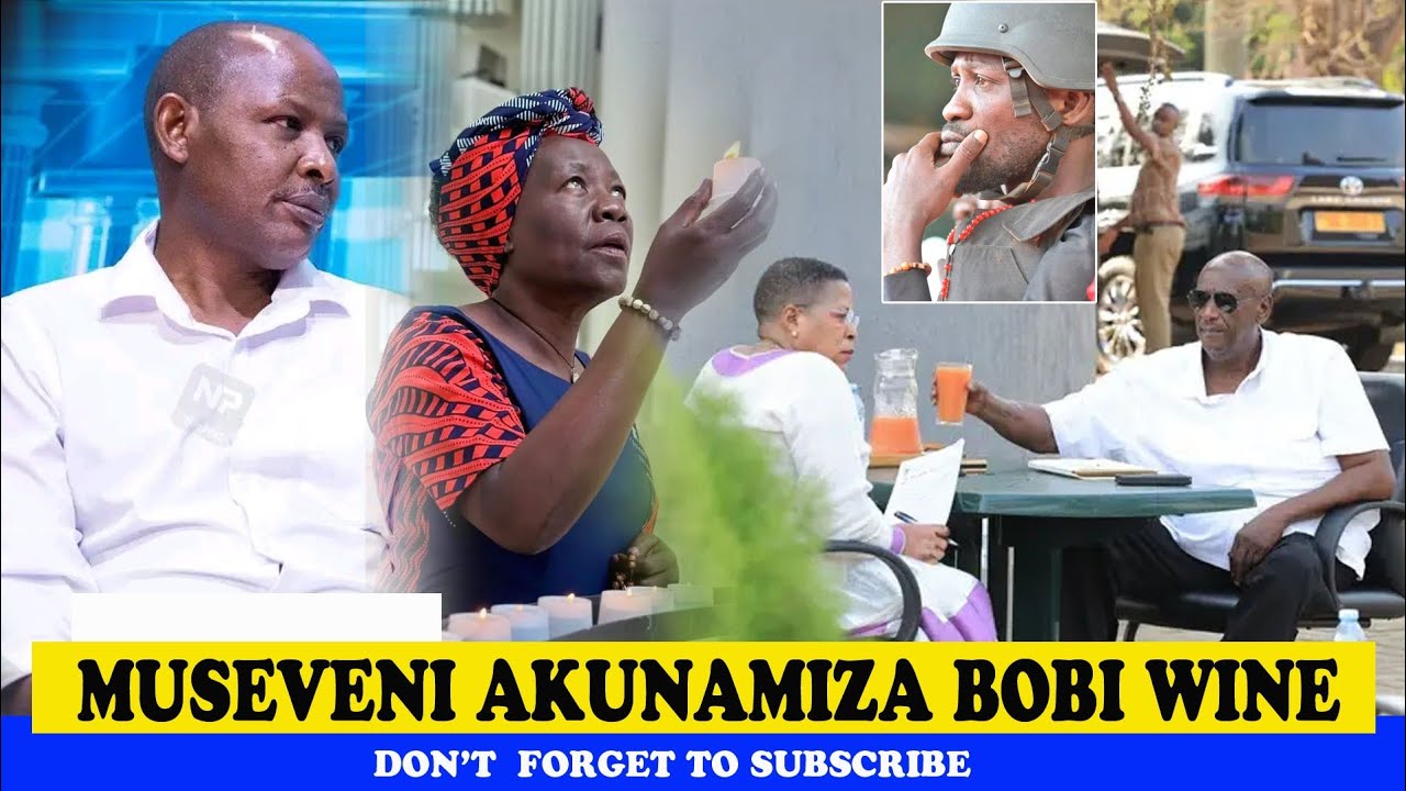 Museveni Akunamiza Bobi Wine; Rwomushana Charles 