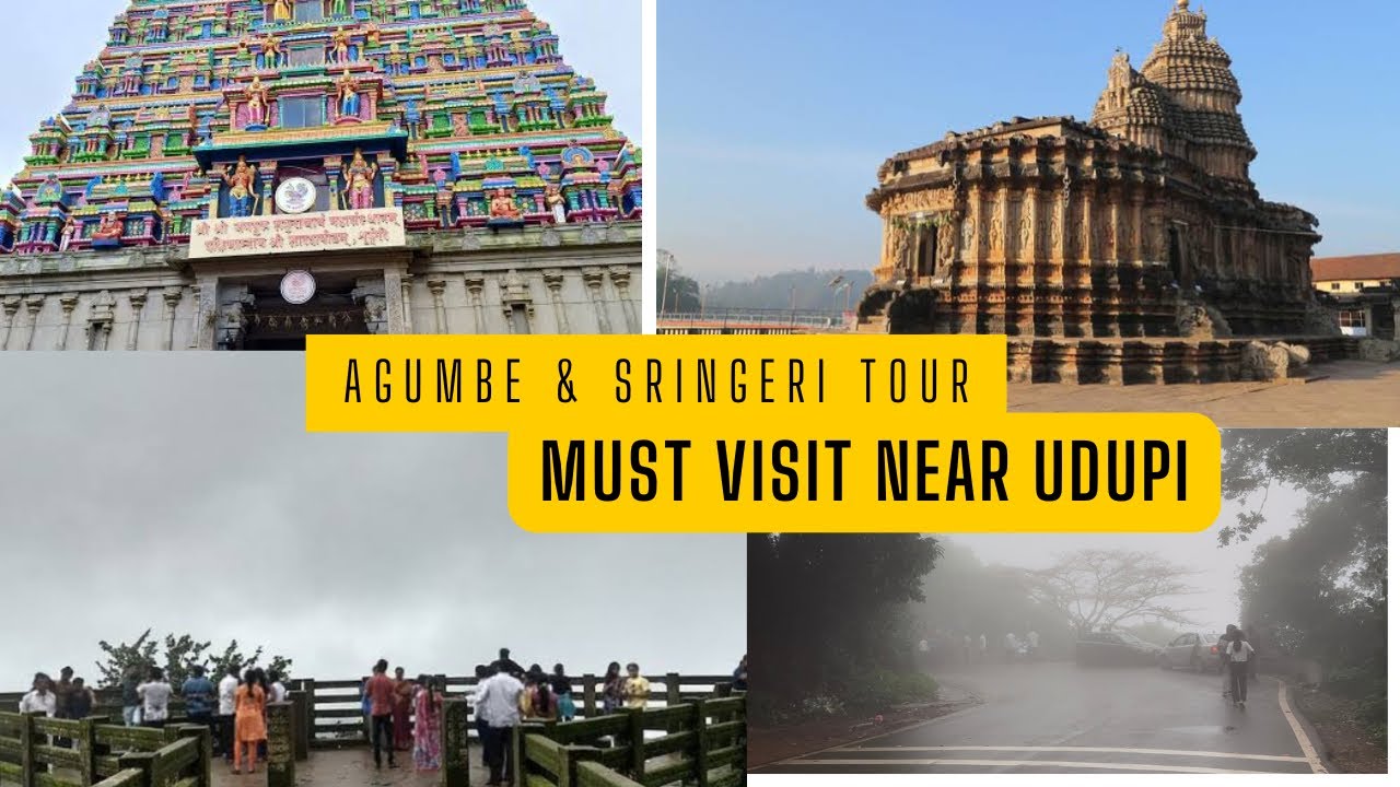 Best hill station in Udupi, Karnataka | Sringeri temple visit & Agumbe road trip | Best car drive 