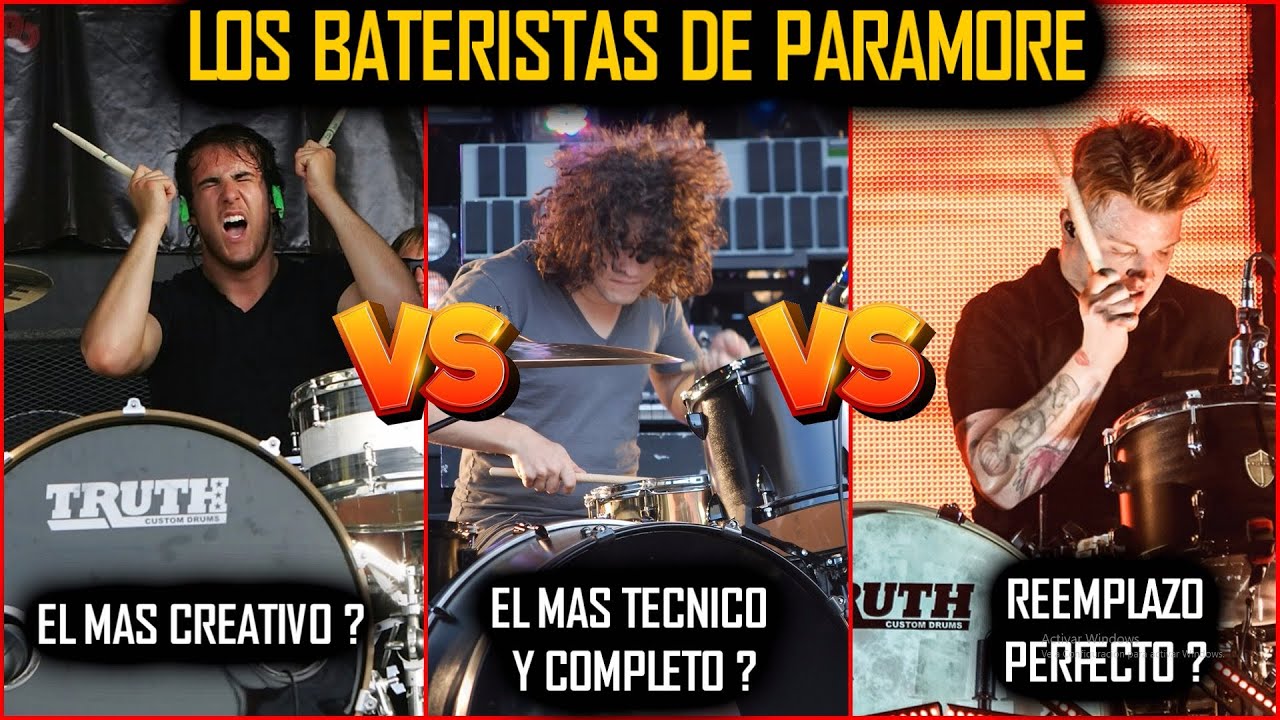 La Historia De Los Bateristas De Paramore: Zac Farro Vs Ilan Rubin Vs Aaron Gillespie 🥊 (Analisis)