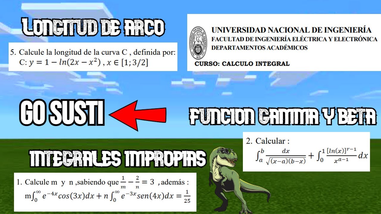 EXAM  FINAL CÁLCULO INTEGRAL FIEE UNI