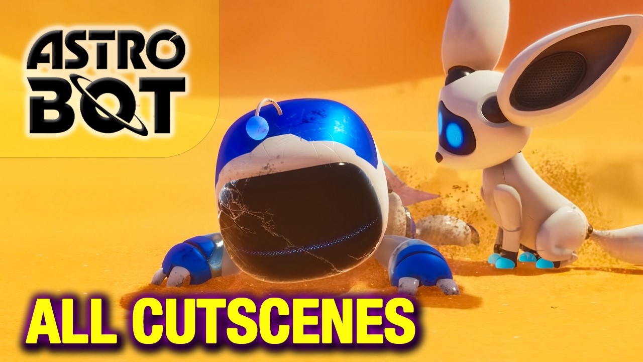 The Astro Bot Story (ALL Cutscenes)