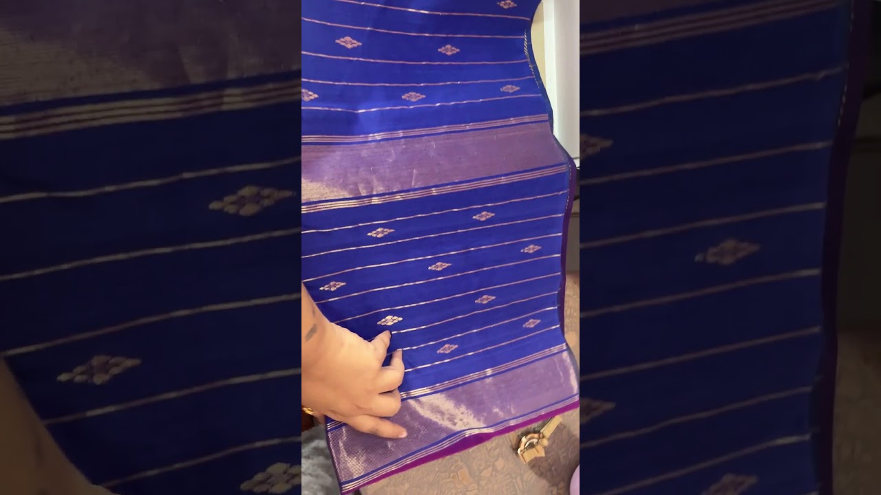Pure GI TAG Maheshwari silk cotton saree #saree #silksaree #fashion #handloom #sareefashion
