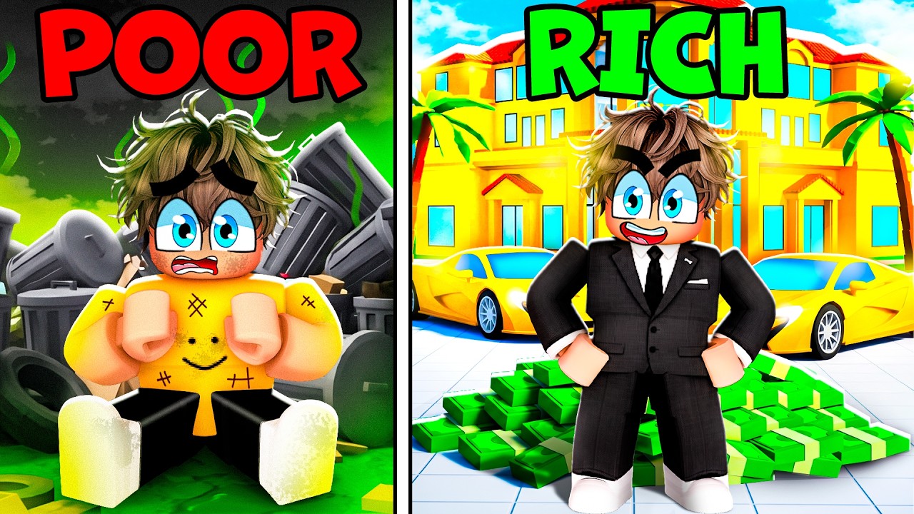 Poor to RICH in Roblox!