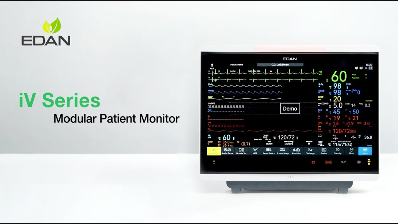 EDAN iV Series Patient Monitor | Key Feature Demostration
