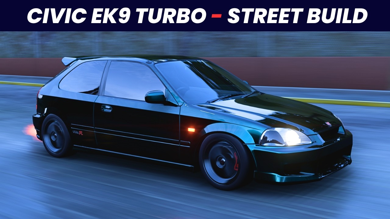 Forza Horizon 5 - 470HP Honda Civic Type R EK9 Turbo, A-Class Build & Racing
