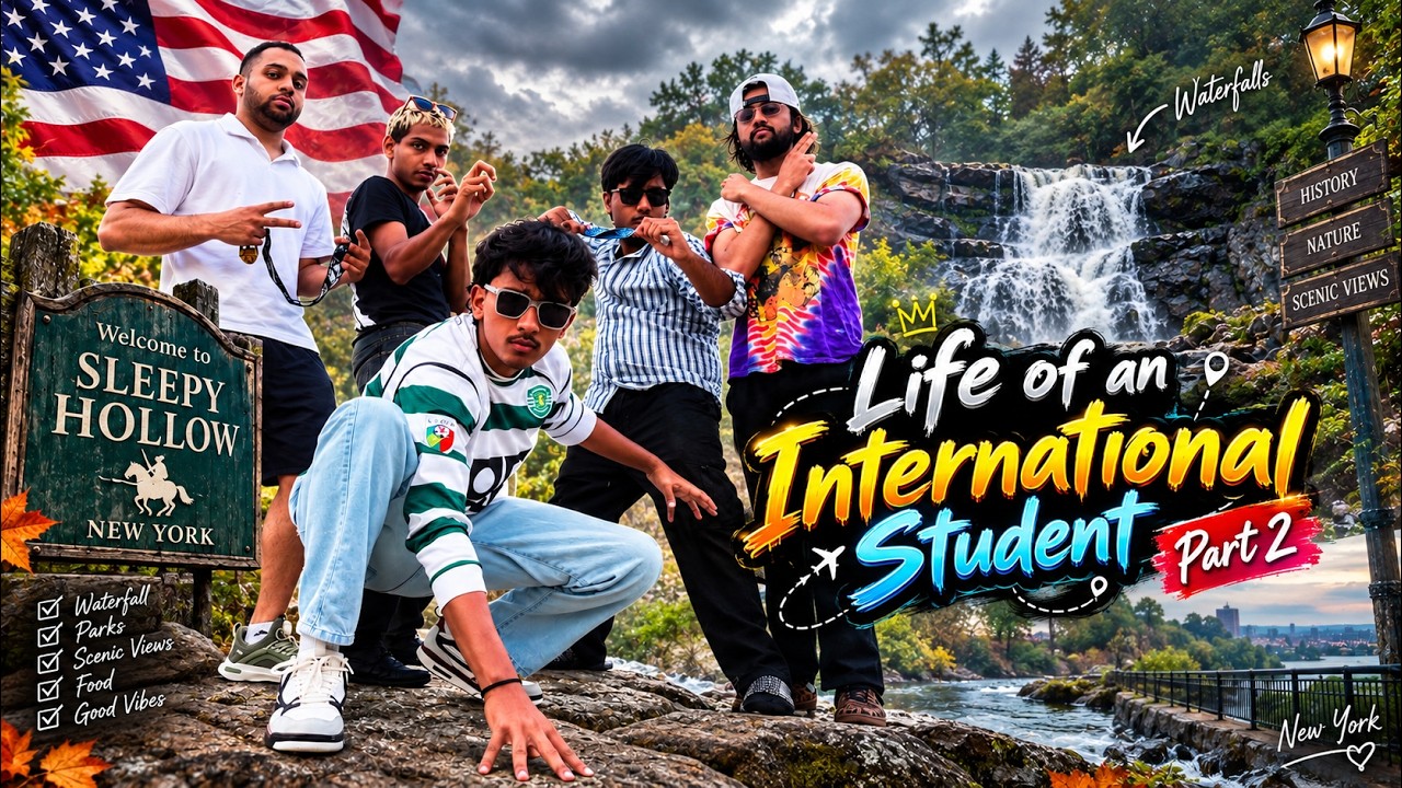 My student life in USA with American friends 🇺🇸😱