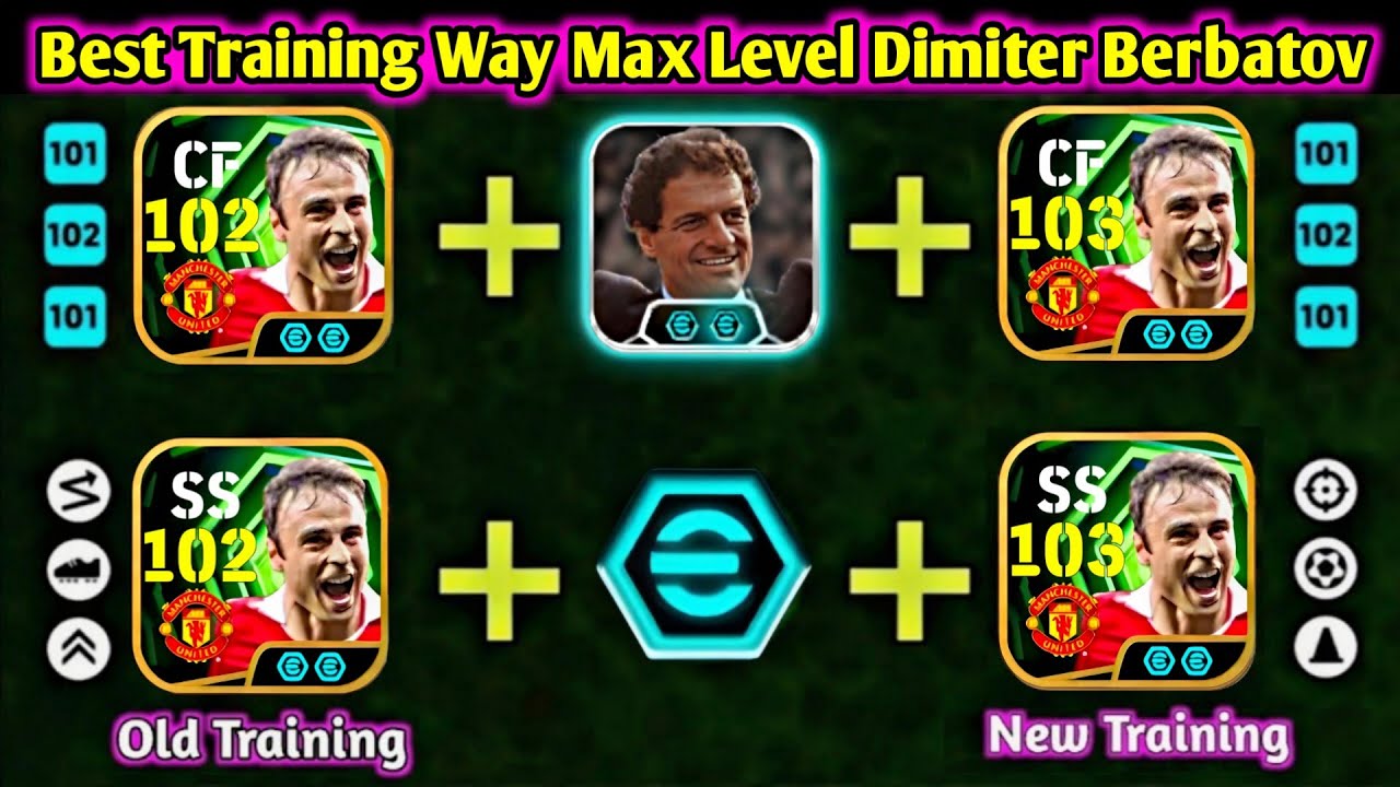 How To Train Dimitar Berbatov In Efootball 2026 | Berbatov Max Level Pes 2026