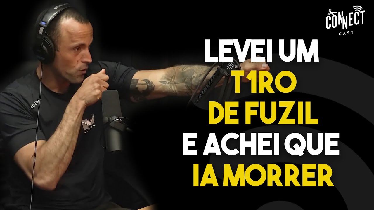 T1ro de fuzil AK 47 atinge policial do CORE | Gabriel Lott conta como foi no Podcast Connect Cast