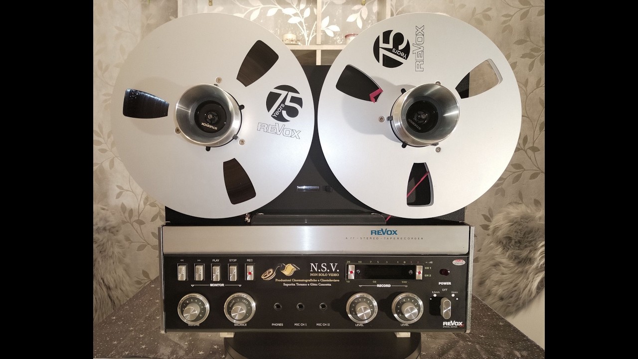 Revox A77 MKIV from 1977, 4-Track. For Teramo.