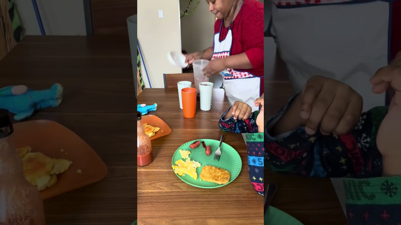 Cook with me 🍴#breakfast #momof3kids #cookwithme #therealbowersfamily