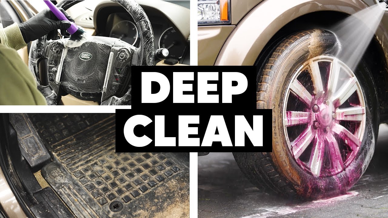 Dirty Interior & Exterior DEEP CLEAN - Land Rover Discovery