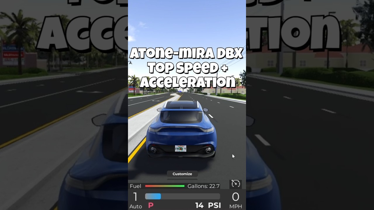 Atone Mira DBX Top Speed + Acceleration | SWFL