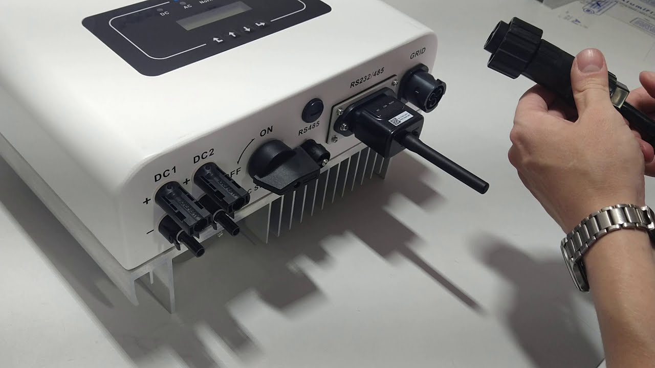 Apresentação do inversor string Deye 5kW.