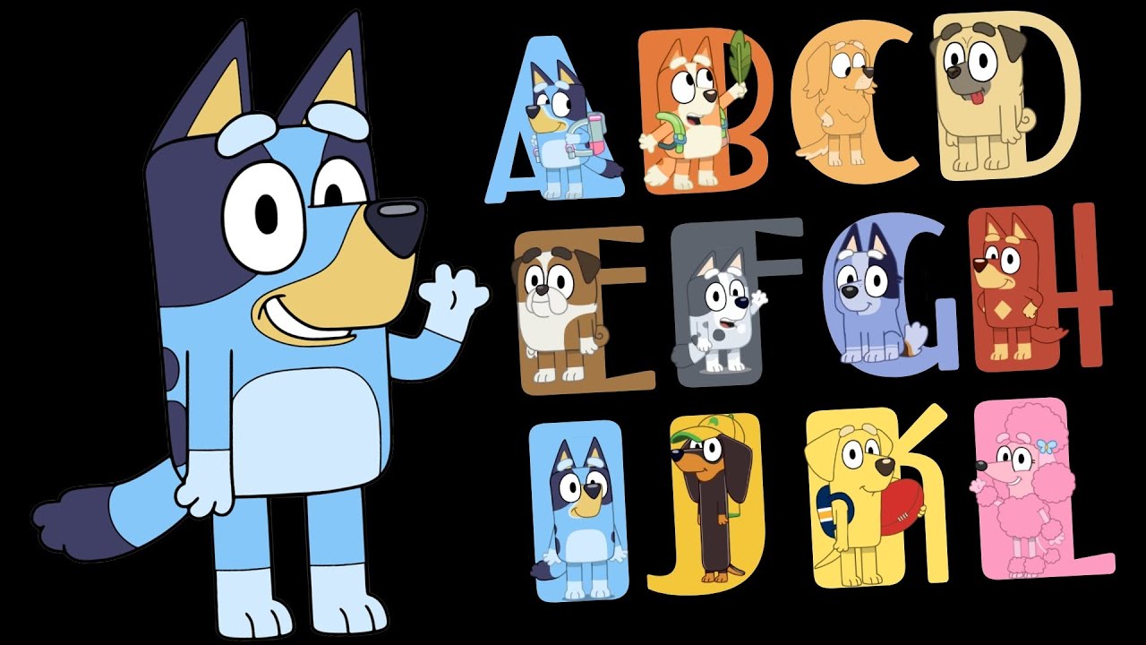 Фонетическая песня Bluey: учитесь с помощью действий | Видео Bluey ABC для детей | Веселая фонети...