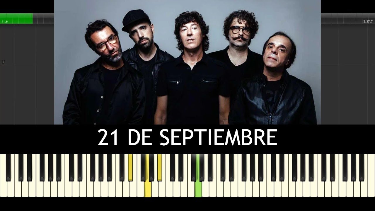 Cuarteto de Nos ➡ 21 de septiembre 🎹 Partitura Piano Tutorial FÁCIL